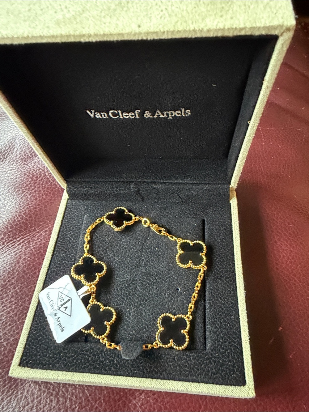 Gold Alhambra clover Bracelet